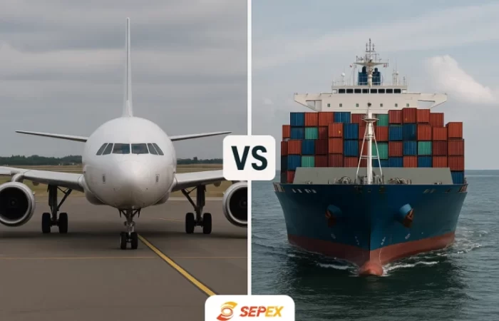 مقایسه حمل و نقل هوایی و دریایی